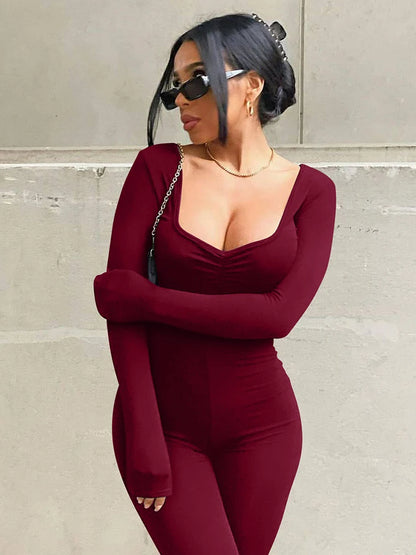 Macacão desportivo feminino cintura alta