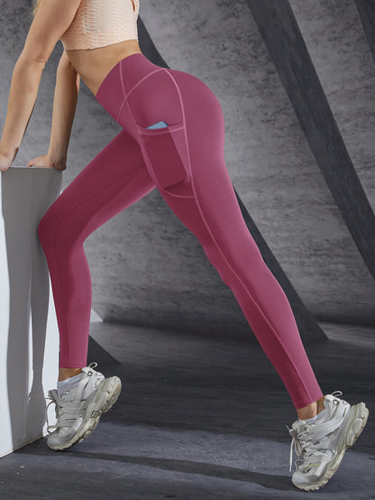 Legging Cintura Alta Bolsos Fitness