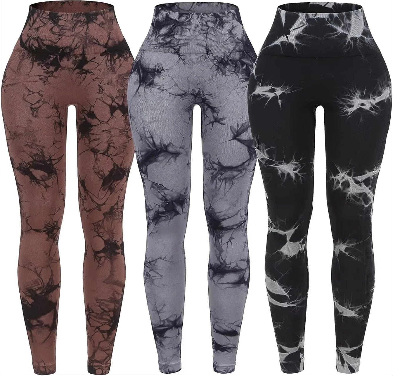 Legging Yoga Seamless Cintura Alta Push Up