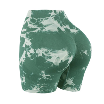 Shorts Seamless Ribbed Cintura Alta