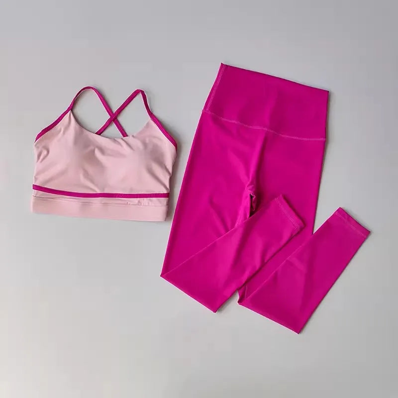 Conjunto Yoga Cintura Alta Legging Top