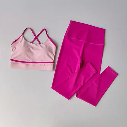 Conjunto Yoga Cintura Alta Legging Top