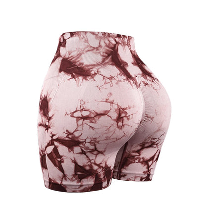 Shorts Seamless Ribbed Cintura Alta