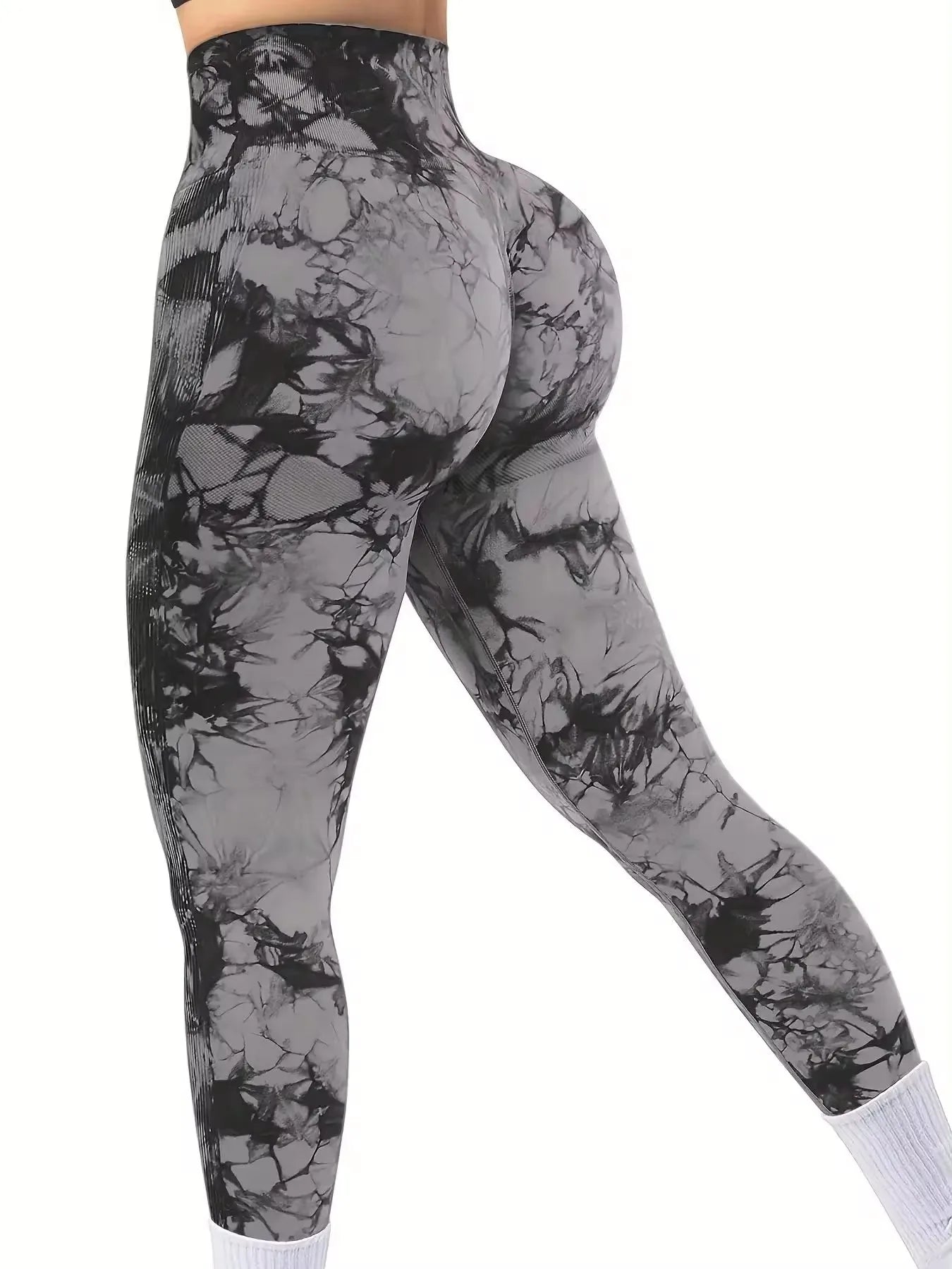 Legging Yoga Seamless Cintura Alta Push Up